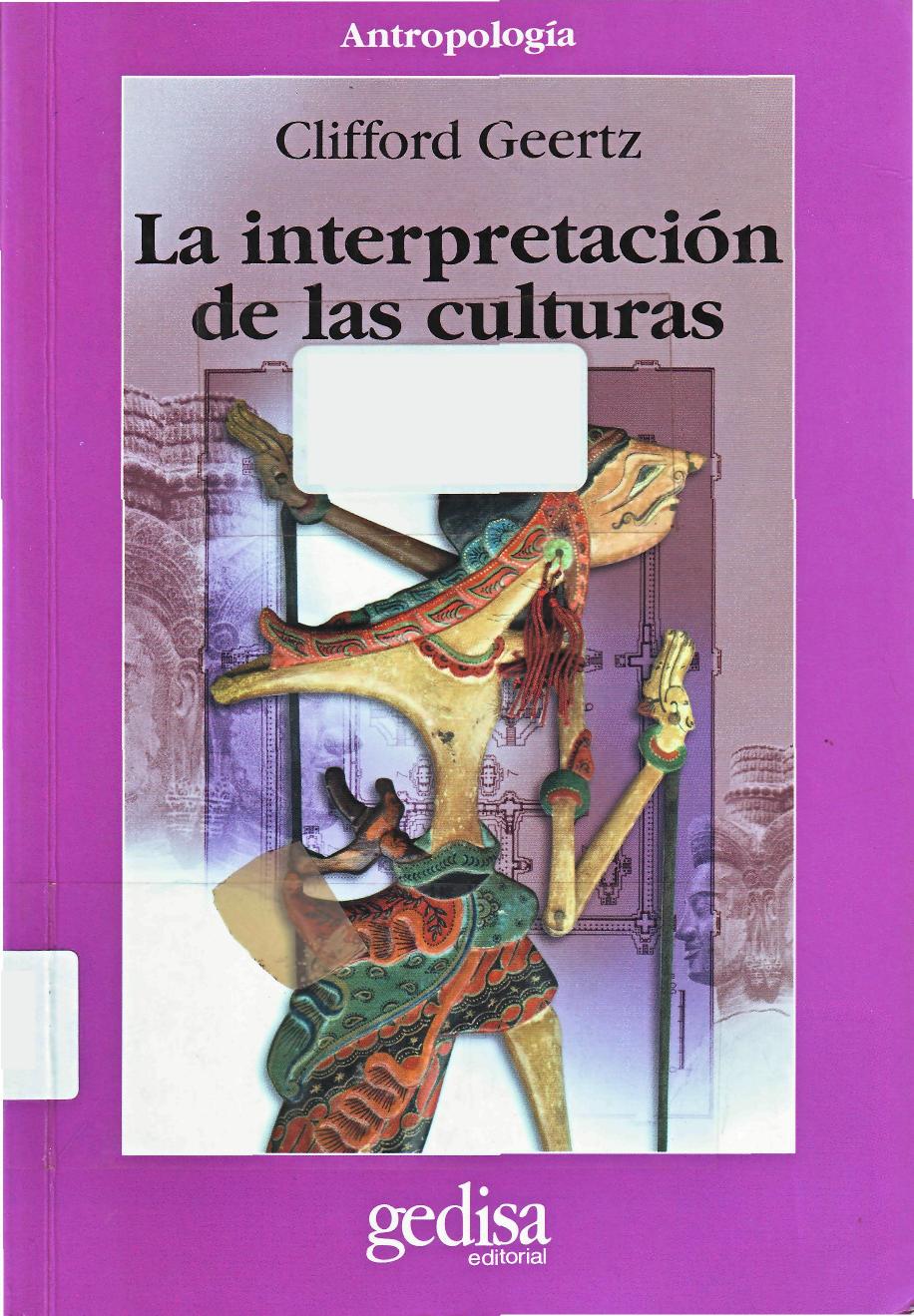 La interpretación de las culturas (Clifford Geertz) (Z-Library)